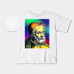 Al Tabari Dark Colourful Portrait | Al Tabari Artwork 7 Kids T-Shirt